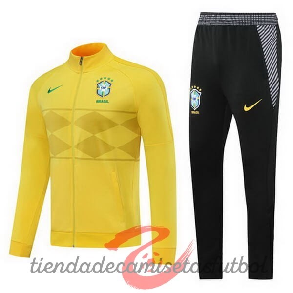 Chandal Brasil 2020 Amarillo Camisetas Originales Baratas