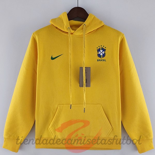 Sudaderas Con Capucha Brasil 2022 Amarillo Camisetas Originales Baratas