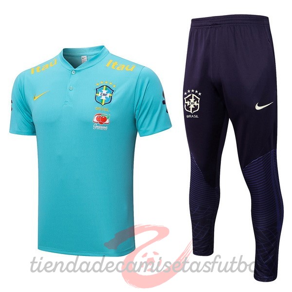 Conjunto Completo Polo Brasil 2022 Verde I Negro Camisetas Originales Baratas