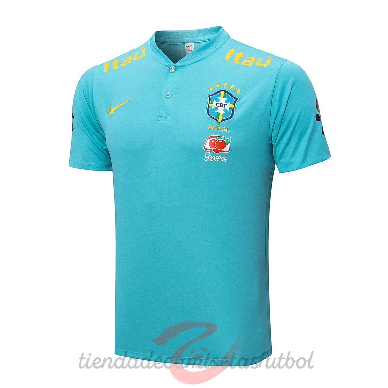 Polo Brasil 2022 Azul Camisetas Originales Baratas