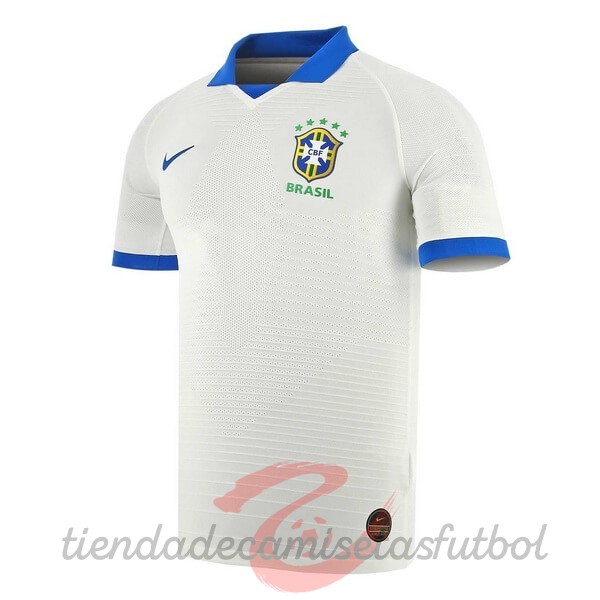 Segunda Camiseta Brasil Retro 2019 Blanco Camisetas Originales Baratas