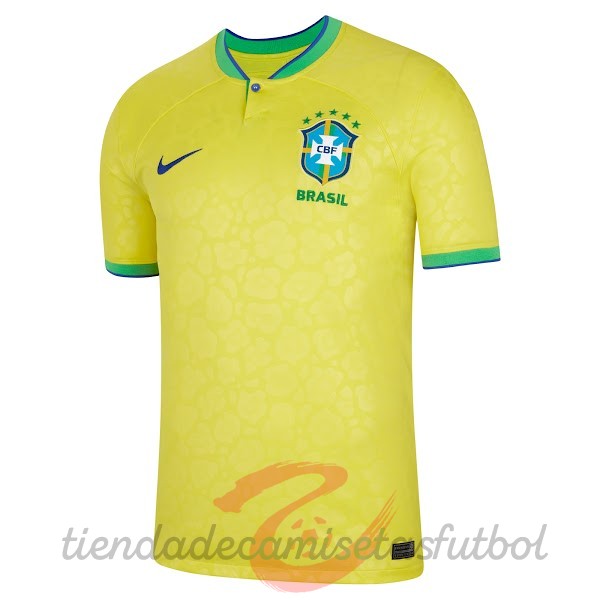 Casa Camiseta Brasil 2022 Amarillo Camisetas Originales Baratas