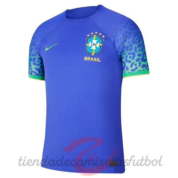 Segunda Camiseta Brasil 2022 Azul Camisetas Originales Baratas