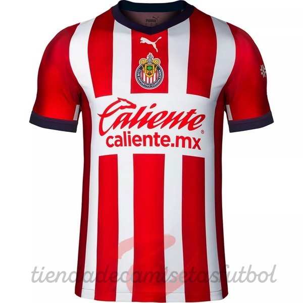 Casa Camiseta CD Guadalajara 2022 2023 Rojo Camisetas Originales Baratas
