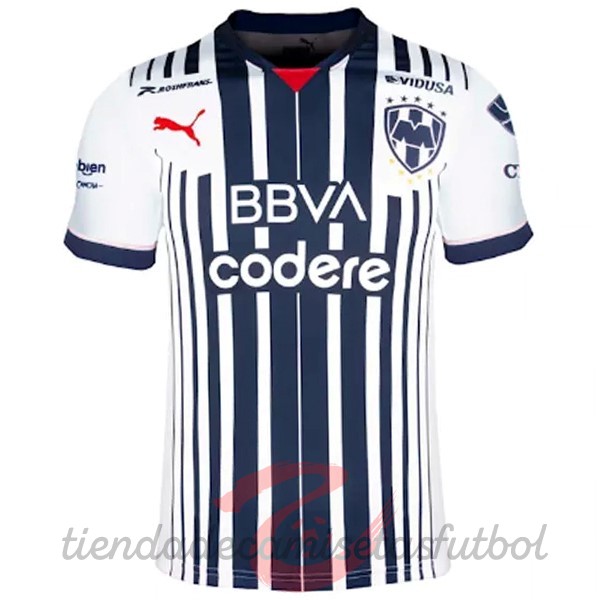 Casa Camiseta Monterrey 2022 2023 Blanco Camisetas Originales Baratas