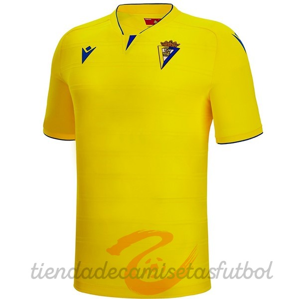 Tailandia Casa Camiseta Cádiz 2022 2023 Amarillo Camisetas Originales Baratas