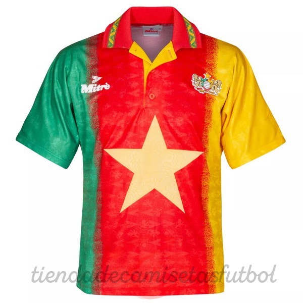 Casa Camiseta Camerún Retro 1994 Naranja Camisetas Originales Baratas