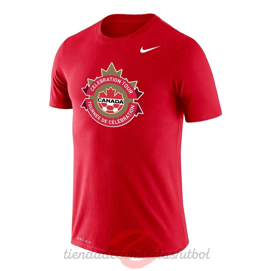 Entrenamiento Canadá 2022 Rojo Camisetas Originales Baratas
