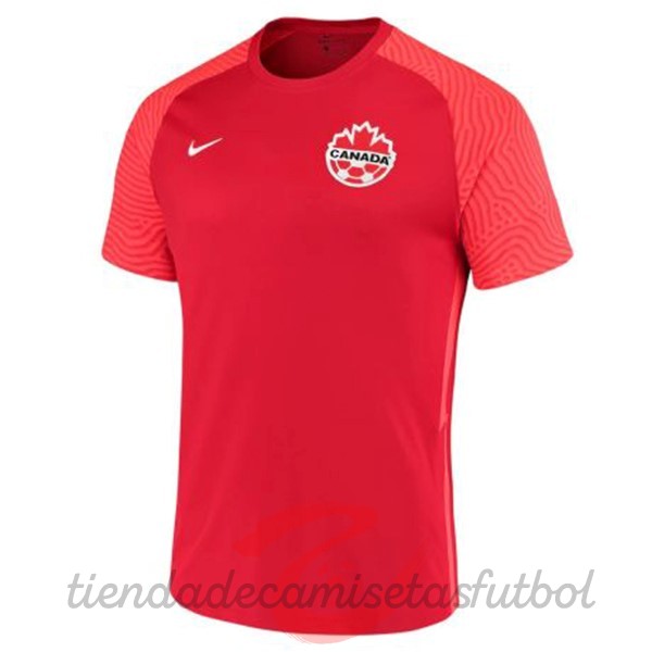 Casa Camiseta Canadá 2022 Rojo Camisetas Originales Baratas