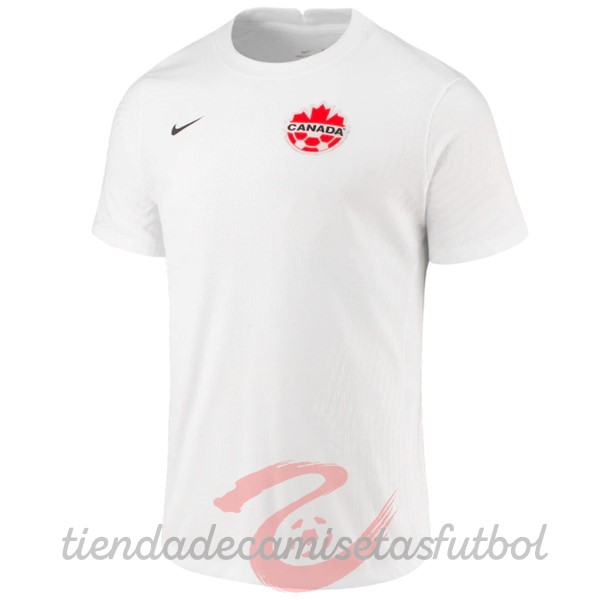 Segunda Camiseta Canadá 2022 Blanco Camisetas Originales Baratas