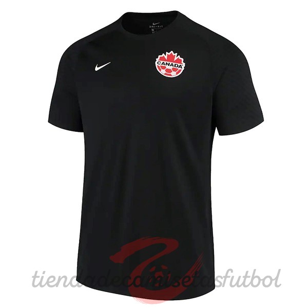 Tercera Camiseta Canadá 2022 Negro Camisetas Originales Baratas