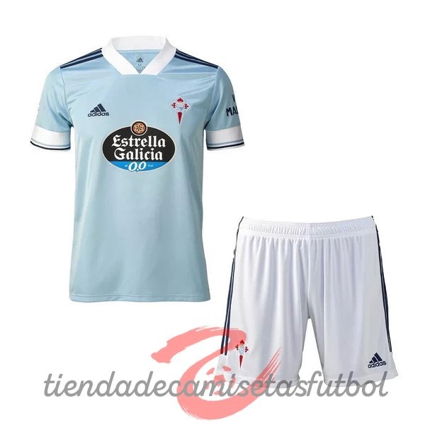Casa Conjunto De Niños Celta de Vigo 2020 2021 Azul Camisetas Originales Baratas