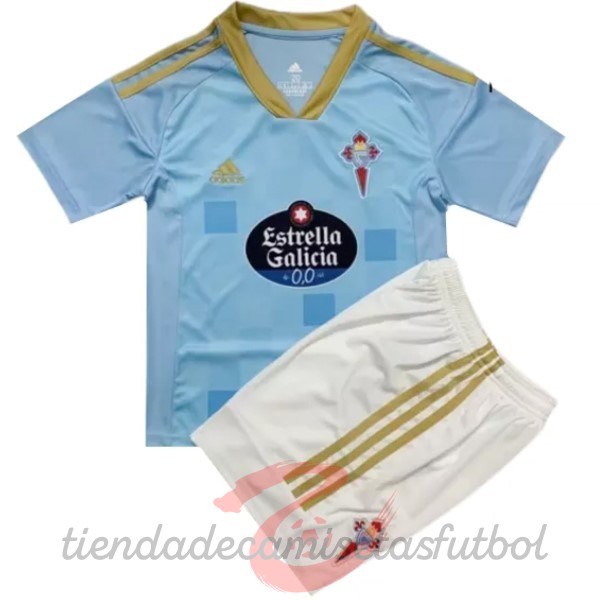 Casa Conjunto De Niños Celta de Vigo 2022 2023 Azul Camisetas Originales Baratas