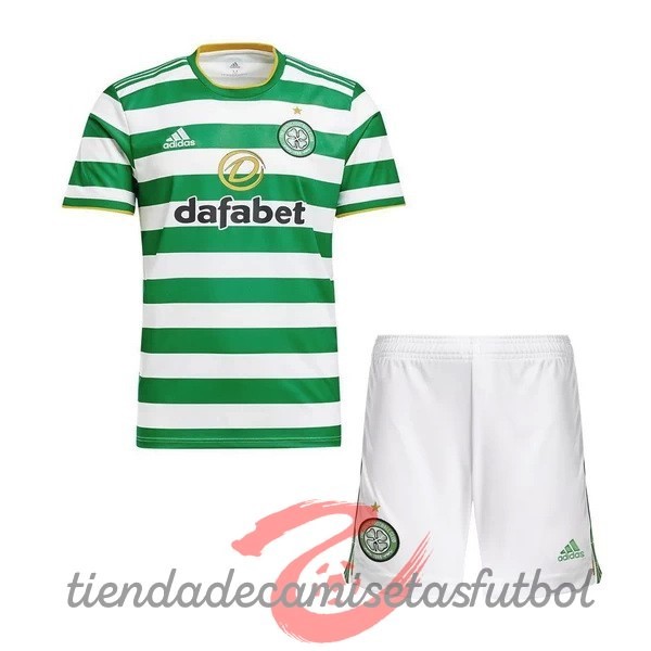 Casa Conjunto De Niños Celtic 2020 2021 Verde Camisetas Originales Baratas