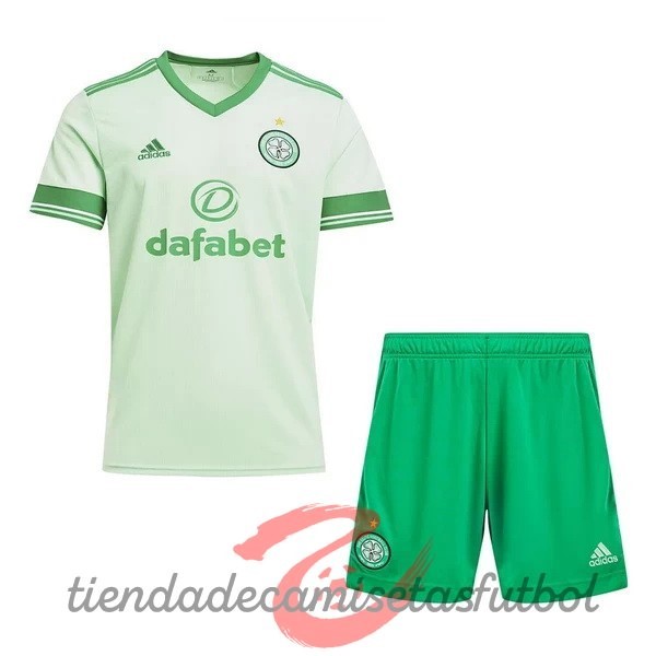 Segunda Conjunto De Niños Celtic 2020 2021 Verde Camisetas Originales Baratas