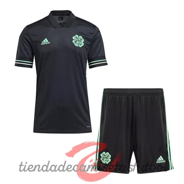 Tercera Conjunto De Niños Celtic 2020 2021 Negro Camisetas Originales Baratas