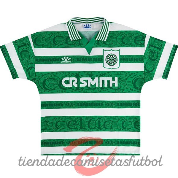 Casa Camiseta Celtic Retro 1995 1997 Verde Camisetas Originales Baratas