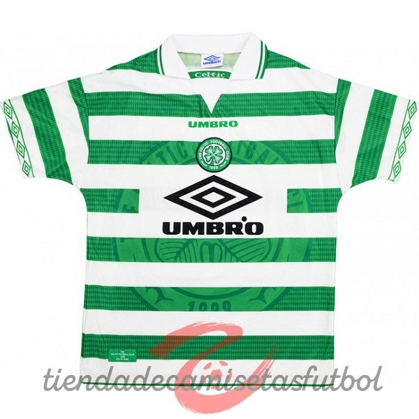 Casa Camiseta Celtic Retro 1997 1999 Verde Camisetas Originales Baratas