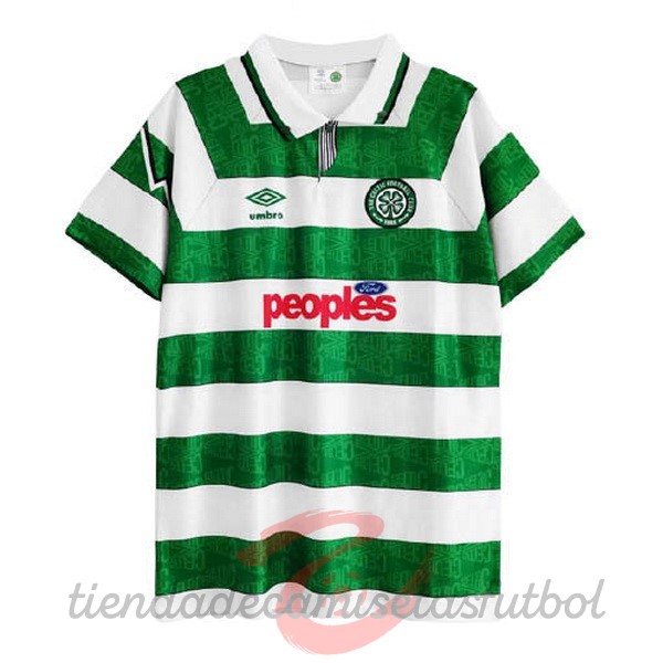 Casa Camiseta Celtic Retro 1991 1992 Verde Camisetas Originales Baratas