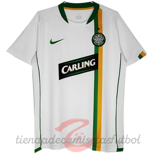 Tercera Camiseta Celtic Retro 2006 2007 Blanco Camisetas Originales Baratas