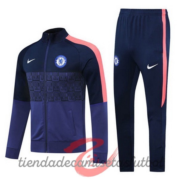Chandal Chelsea 2020 2021 Azul Marino Naranja Camisetas Originales Baratas