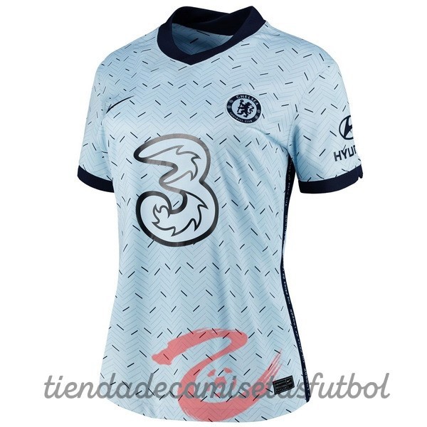 Segunda Camiseta Mujer Chelsea 2020 2021 Azul Camisetas Originales Baratas