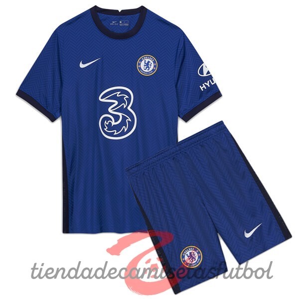 Casa Conjunto De Niños Chelsea 2020 2021 Azul Camisetas Originales Baratas