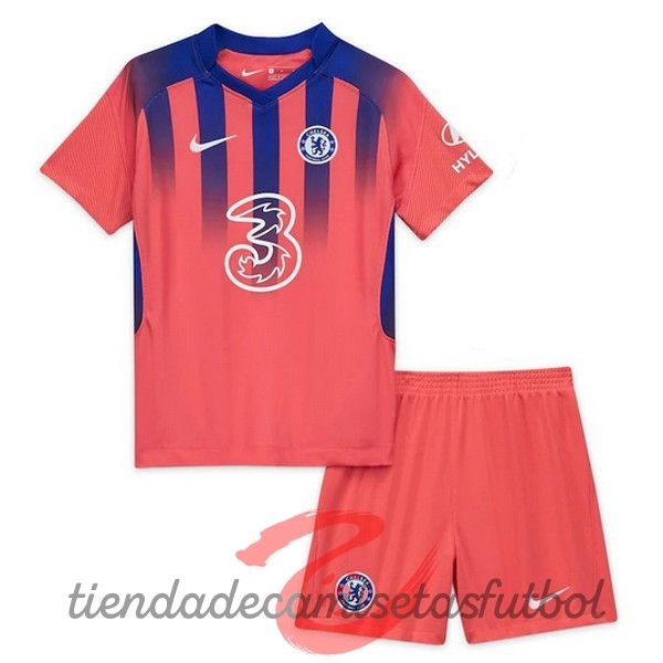 Tercera Conjunto De Niños Chelsea 2020 2021 Naranja Camisetas Originales Baratas