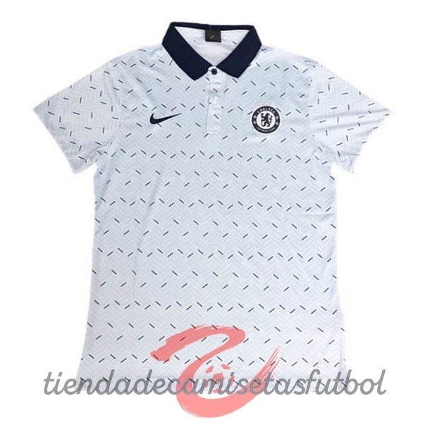 Polo Chelsea 2020 2021 Blanco Camisetas Originales Baratas