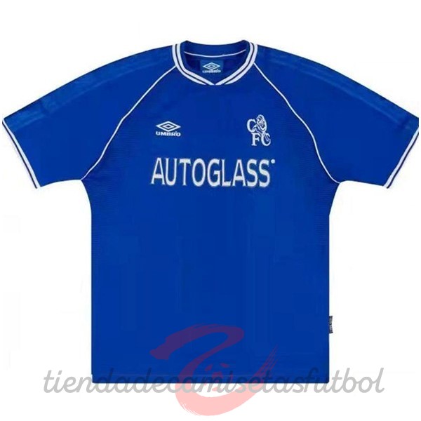 Casa Camiseta Chelsea Retro 1999 2000 Azul Camisetas Originales Baratas