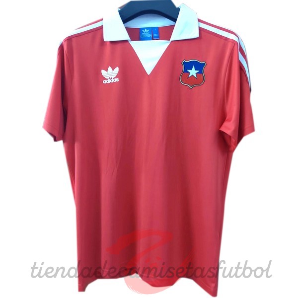 Casa Camiseta Chile Retro 1982 Rojo Camisetas Originales Baratas