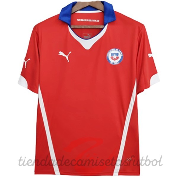 Casa Camiseta Chile Retro 2004 Rojo Camisetas Originales Baratas