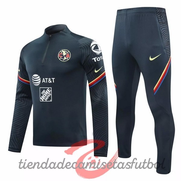Chandal Club América 2020 2021 Azul Marino Camisetas Originales Baratas