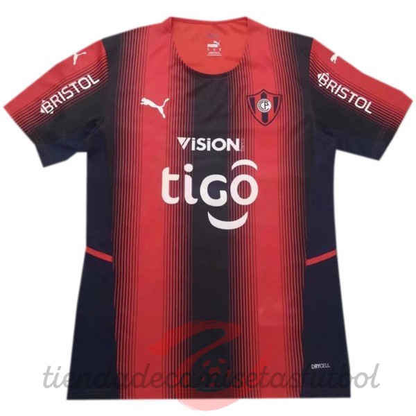 Tailandia Casa Camiseta Cerro Porteño 2022 2023 Rojo Camisetas Originales Baratas