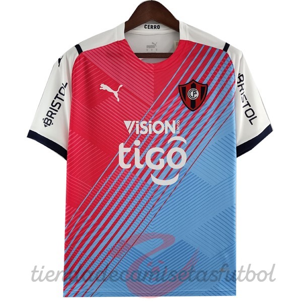 Tailandia Segunda Camiseta Cerro Porteño 2022 2023 Rojo Camisetas Originales Baratas