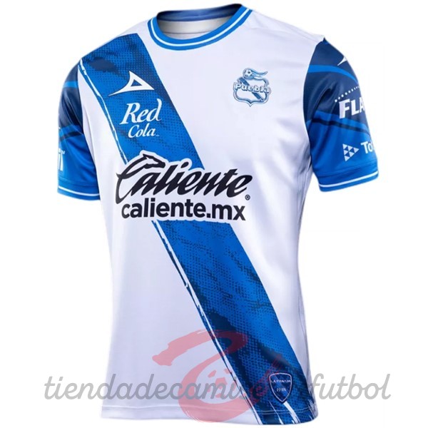 Tailandia Casa Camiseta Puebla 2022 2023 Blanco Camisetas Originales Baratas