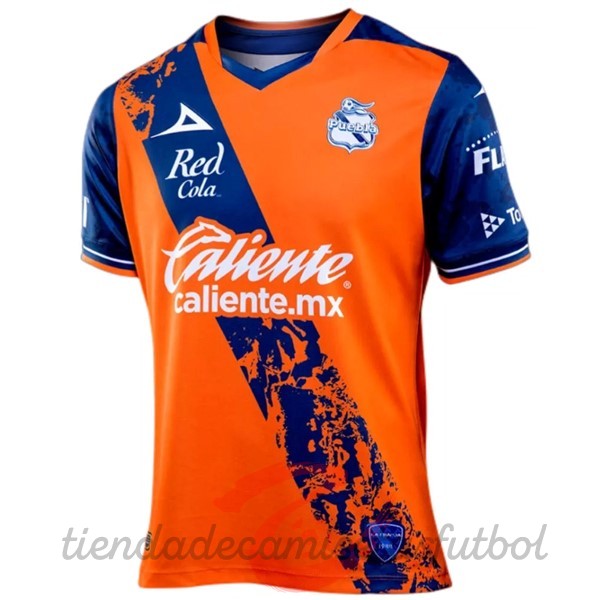 Tailandia Segunda Camiseta Puebla 2022 2023 Naranja Camisetas Originales Baratas