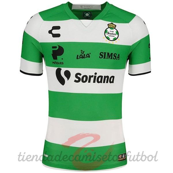 Tailandia Casa Camiseta Santos Laguna 2022 2023 Verde Camisetas Originales Baratas