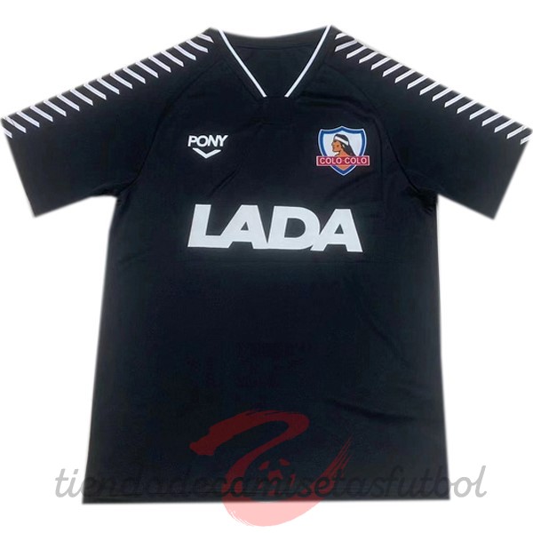 Segunda Camiseta Colo Colo Retro 1992 Negro Camisetas Originales Baratas