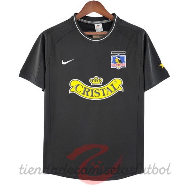 Segunda Camiseta Colo Colo Retro 2000 2001 Negro Camisetas Originales Baratas
