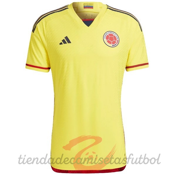 Casa Jugadores Camiseta Colombia 2022 Amarillo Camisetas Originales Baratas