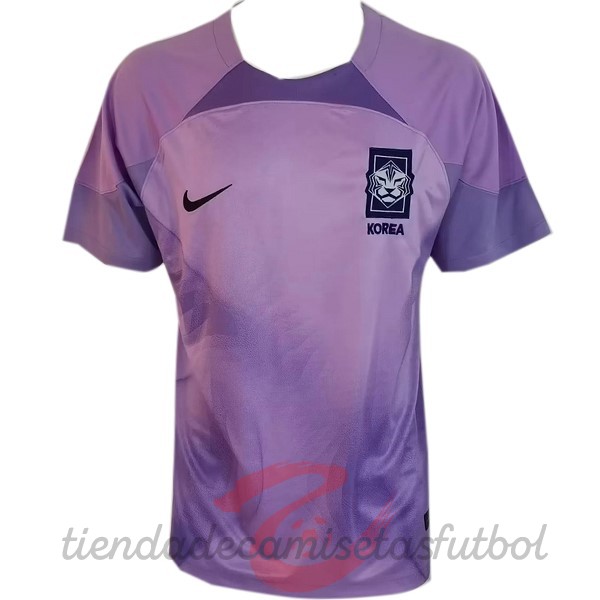 Tailandia Portero Camiseta Corea 2022 Purpura Camisetas Originales Baratas