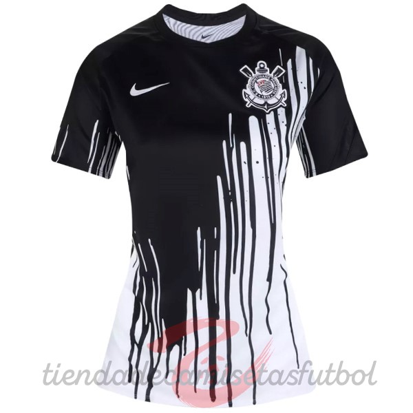 Entrenamiento Mujer Corinthians Paulista 2022 2023 Blanco Camisetas Originales Baratas