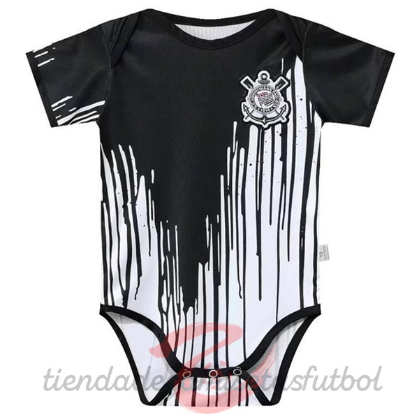 Especial Onesies Niños Corinthians Paulista 2022 2023 Negro Camisetas Originales Baratas