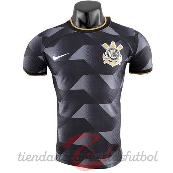 Segunda Jugadores Camiseta Corinthians Paulista 2022 2023 Negro Camisetas Originales Baratas