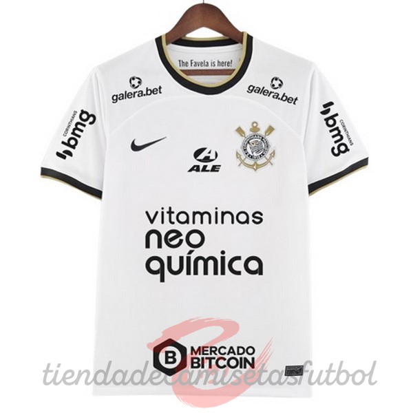 Tailandia Casa Camiseta Corinthians Paulista 2022 2023 I Blanco Camisetas Originales Baratas