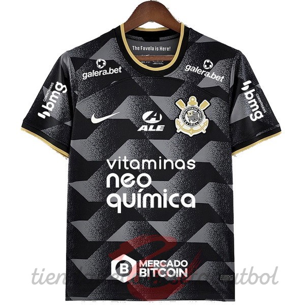 Tailandia Segunda Camiseta Corinthians Paulista 2022 2023 I Negro Camisetas Originales Baratas