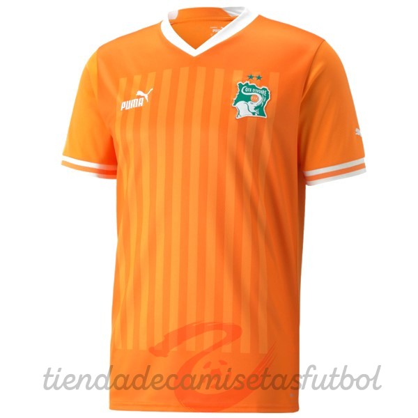 Tailandia Casa Camiseta Costa De Marfil 2022 Naranja Camisetas Originales Baratas