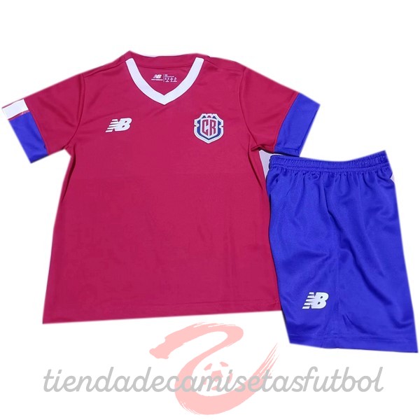 Casa Conjunto De Niños Costa Rica 2022 Rojo Camisetas Originales Baratas