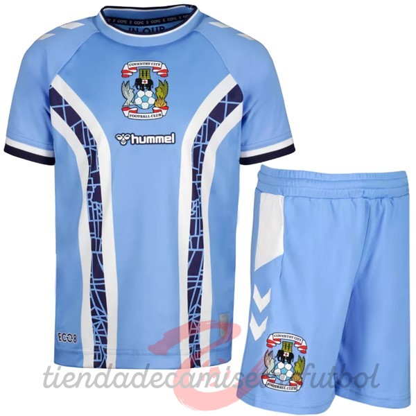 Casa Conjunto De Niños Coventry City 2022 2023 I Azul Camisetas Originales Baratas